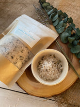 Load image into Gallery viewer, Lavender + Bergamot Bath Salts | Herbal Bath Soak | All-Natural | Mineral + Salt Bath