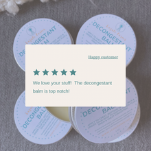 Load image into Gallery viewer, Decongestant Balm | Aromatherapy Balm | Cough & Sinus | Natural Tallow