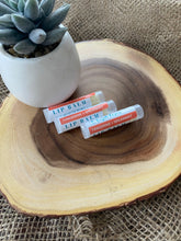 Load image into Gallery viewer, Tangerine &amp; Spearmint Lip Balm  | Shea Butter + Tallow + Beeswax | Natural Lip Moisturizer