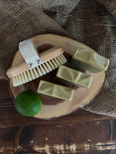 Load image into Gallery viewer, Coconut Lime Soap Bar | Soap of the Month July 2025 | Natural Gentle Lard Soap Bar | Face and Body Soap