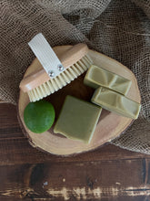 Load image into Gallery viewer, Coconut Lime Soap Bar | Soap of the Month July 2025 | Natural Gentle Lard Soap Bar | Face and Body Soap