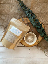 Load image into Gallery viewer, Rosemary + Mint + Eucalyptus | Herbal Bath Soak | All-Natural | Mineral Rich Salt Soak