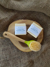 Load image into Gallery viewer, Dish and Laundry Soap Bar with Lemon | All-Natural Solid Dish Detergent | Solid Stain Remover Bar