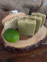 Load image into Gallery viewer, Coconut Lime Soap Bar | Soap of the Month July 2025 | Natural Gentle Lard Soap Bar | Face and Body Soap