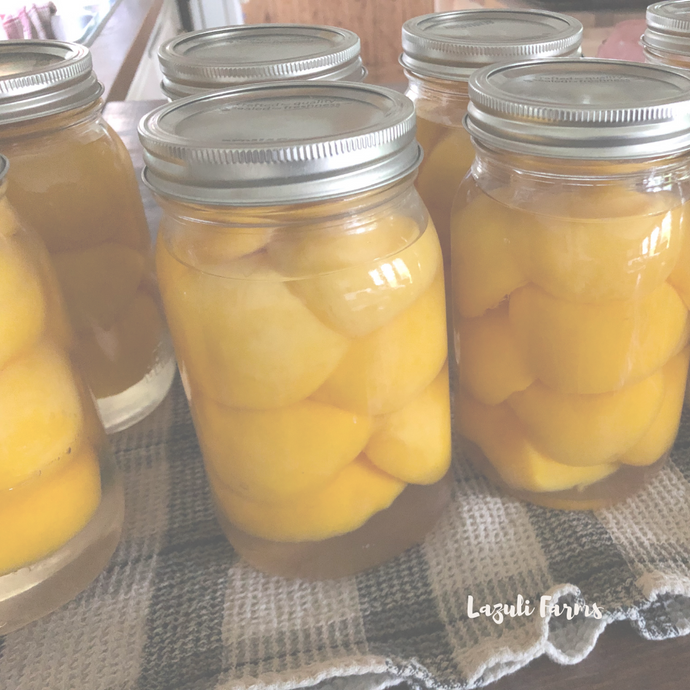 Canned Peach Halves in Light Syrup