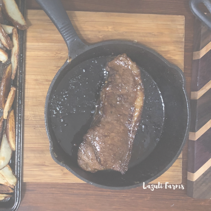 Marinated Cast Iron Steaks