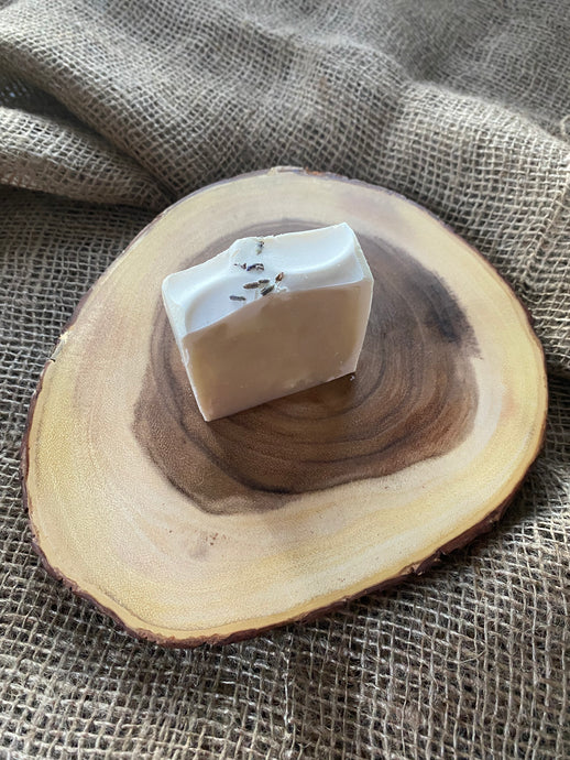 French Lavender Soap | Natural Lard Soap | Lavender + Cedarwood | All-Natural Gentle Lard Soap Bar