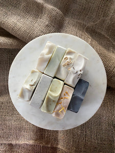 Oat & Honey Soap Bar | Natural Gentle Lard Soap Bar for Sensitive Skin - Unscented | Face and Body Soap
