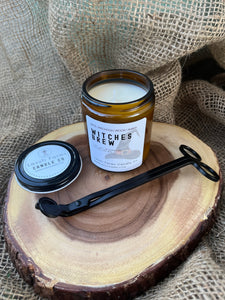 Witches Brew Candle | Fall Collection | Natural Soy Wax Candle | Patchouli Cinnamon Amber Balsam Cedarwood