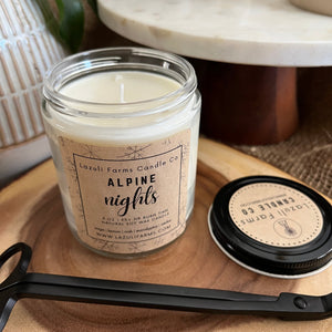 Alpine Nights Candle | Natural Soy Wax Candle | Winter Collection | oak eucalyptus lemon cedar sage