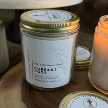 Load image into Gallery viewer, Currant Rose Candle | Natural Soy Wax Candle | Spring Candle Collection | Black Currant Rose Vanilla