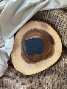 Cleansing Charcoal Tea Tree Face or Body Soap Bar | All Natural Lard Soap For Acne or Blemish Prone Skin
