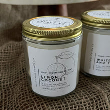 Load image into Gallery viewer, Lemon Coconut Candle | Natural Soy Wax Candle | Spring Candle Collection | Buttercream Lemon Coconut