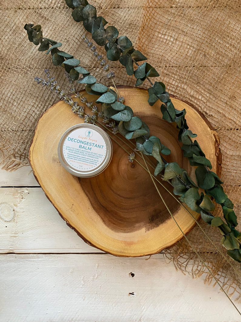 Decongestant Balm | Aromatherapy Balm | Cough & Sinus | Natural Tallow