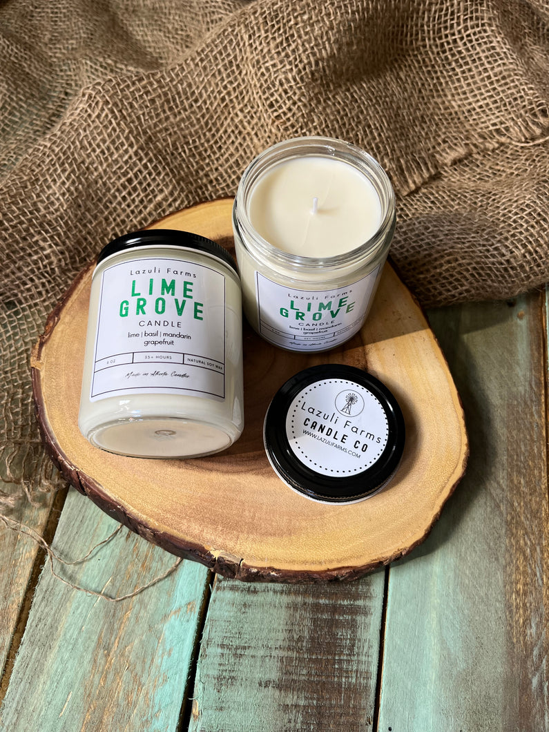 Lime Grove Candle | Natural Soy Wax Candle
