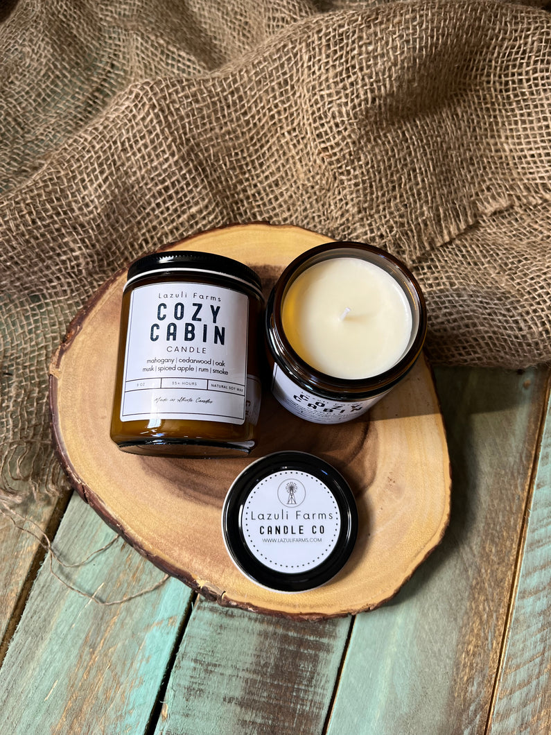 Cozy Cabin Candle | Natural Soy Wax Candle