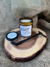 Load image into Gallery viewer, Witches Brew Candle | Fall Collection | Natural Soy Wax Candle | Patchouli Cinnamon Amber Balsam Cedarwood