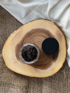 Coffee Tallow Scrub | Hydrating + Cleansing Facial Scrub | Coffee + Cinnamon + Tallow