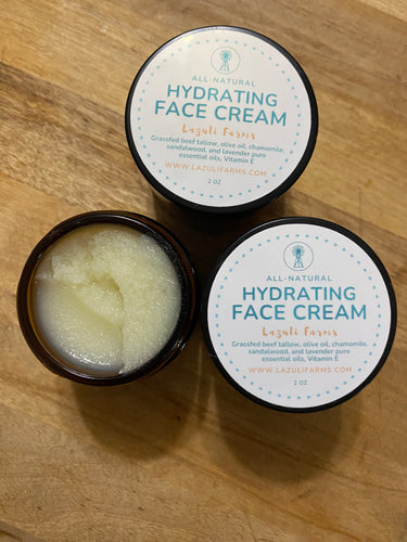 Hydrating Face Cream | For Dry or Sensitive Skin | Lazuli Farms