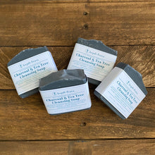 Load image into Gallery viewer, Cleansing Charcoal &amp; Tea Tree Soap | Lazuli Farms