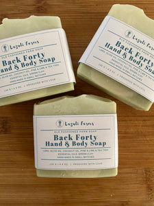 Back Forty Soap| Pine & Lime | Lazuli Farms